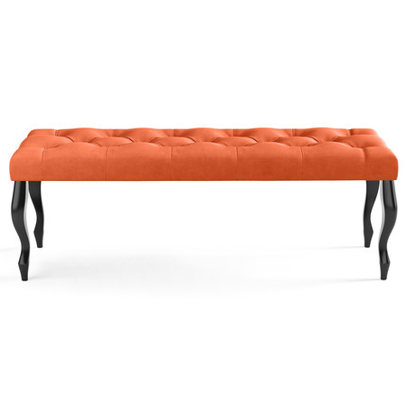 Lavice CHESTERFIELD 100x40 cm Oranžová SG-nábytek