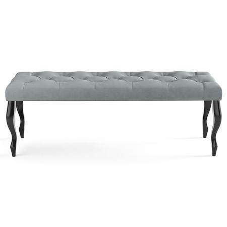 Lavice CHESTERFIELD 100x40 cm Šedá SG-nábytek