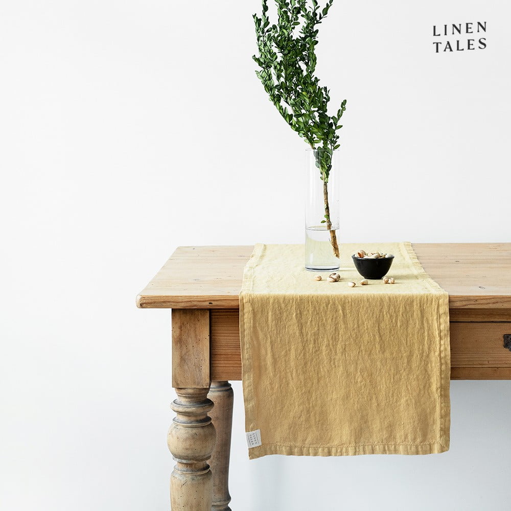 Lněný běhoun na stůl 40x200 cm – Linen Tales Linen Tales