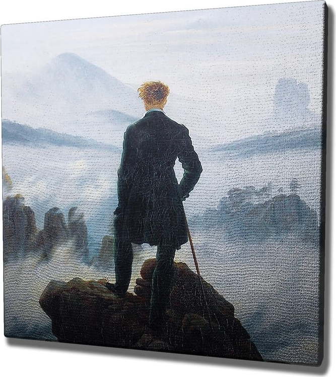 Obraz - reprodukce 45x45 cm Caspar David Friedrich – Wallity Wallity