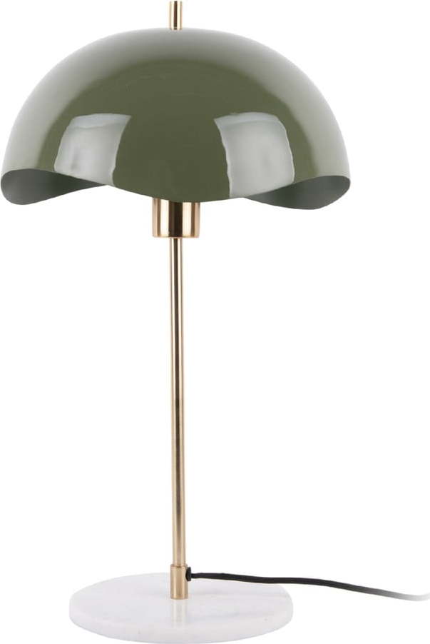 Zelená stolní lampa (výška 56 cm) Waved Dome – Leitmotiv Leitmotiv