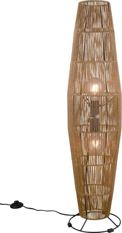 Stojací lampa v přírodní barvě (výška 103 cm) Miki – Trio TRIO