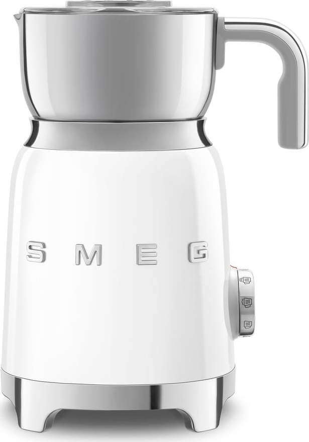 Bílý elektrický šlehač mléka Retro Style – SMEG SMEG