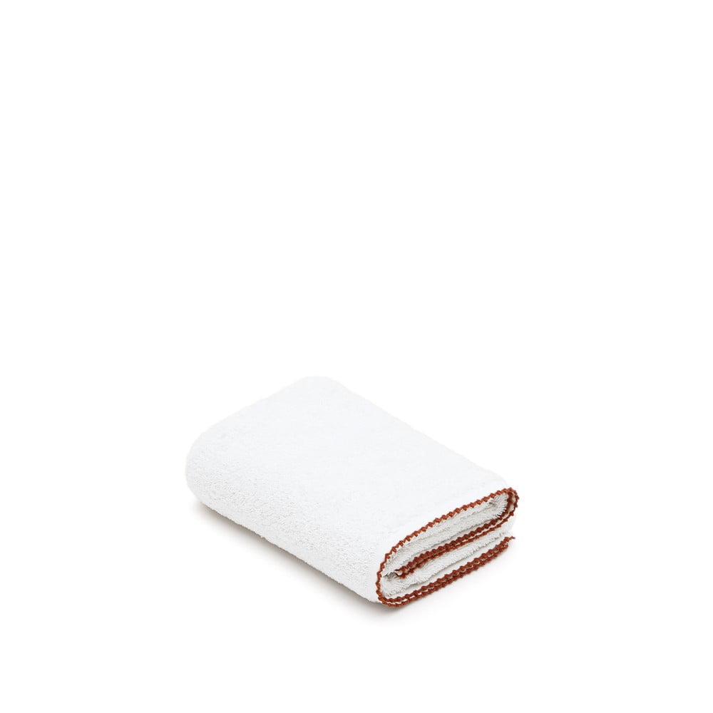 Bílý froté bavlněný ručník 30x50 cm Sinami – Kave Home Kave Home