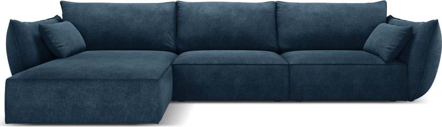 Tmavě modrá rohová pohovka (levý roh) Vanda – Mazzini Sofas Mazzini Sofas