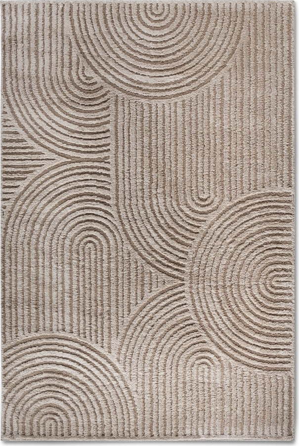 Béžový koberec 80x120 cm Chappe Beige – Elle Decoration Elle Decoration