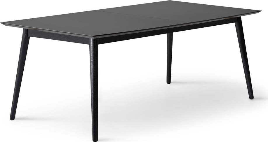 Černý rozkládací jídelní stůl s černou deskou 100x210 cm Meza – Hammel Furniture Hammel Furniture