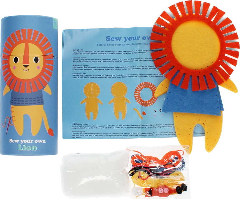 Kreativní sada Sew Your Own Lion – Rex London Rex London