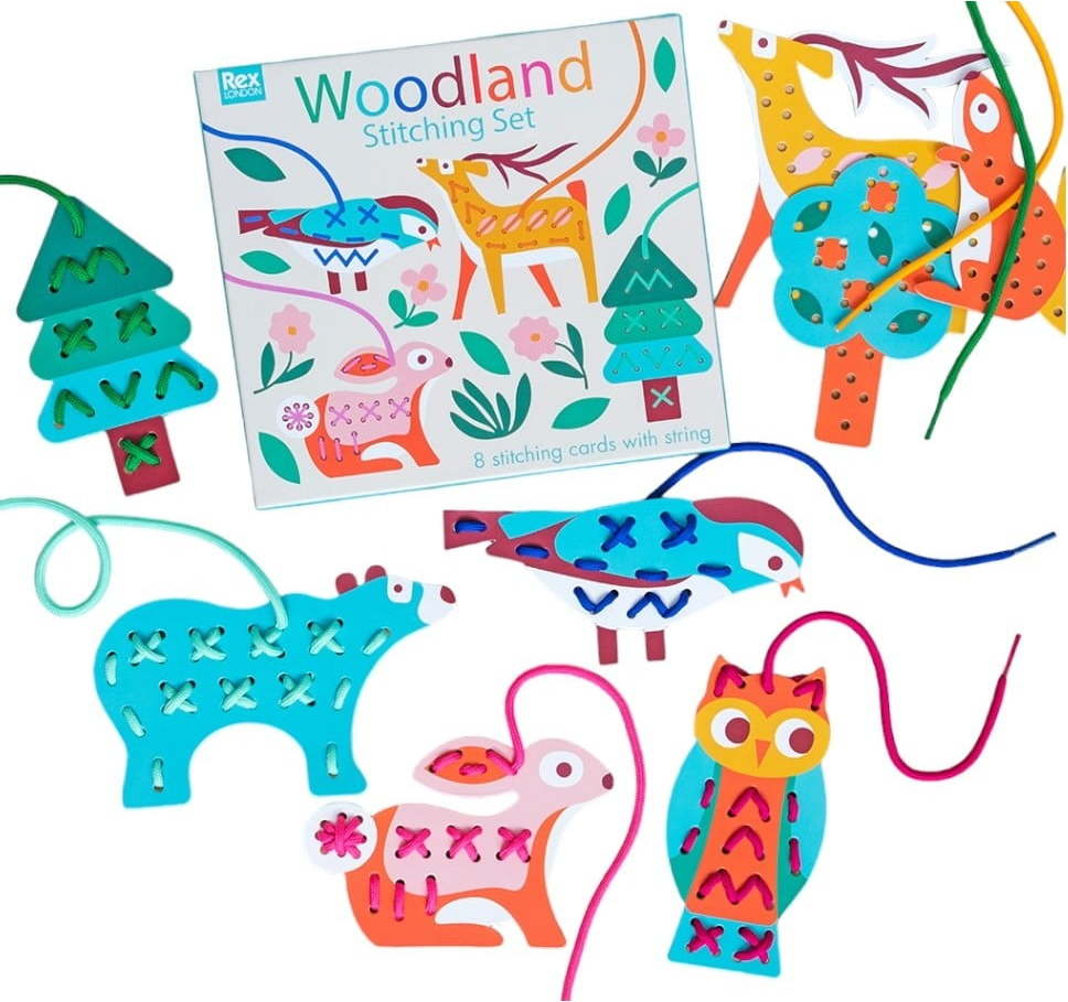 Kreativní sada Stitching set Woodland – Rex London Rex London