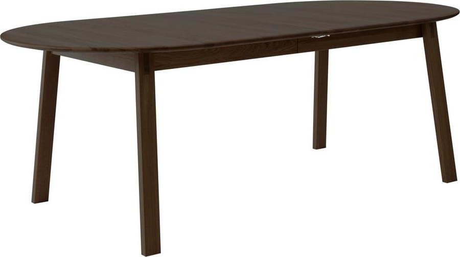 Hnědý rozkládací jídelní stůl z dubového dřeva 100x220 cm Amalfi – Hammel Furniture Hammel Furniture