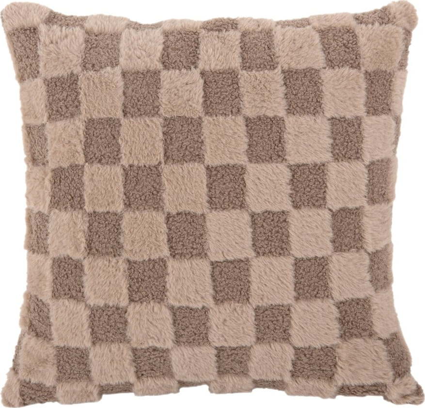 Dekorační polštář z mikroplyše 45x45 cm Checker – PT LIVING PT LIVING